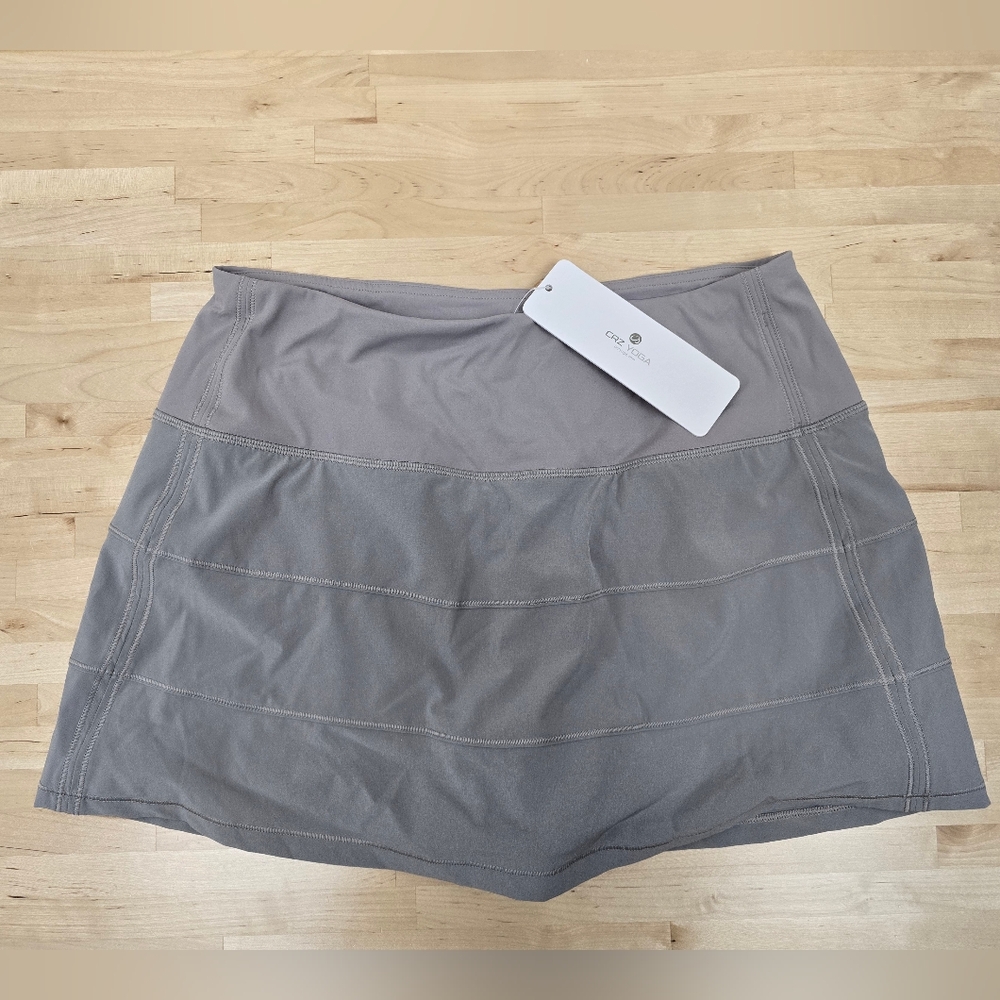 Gray Athletic Skort